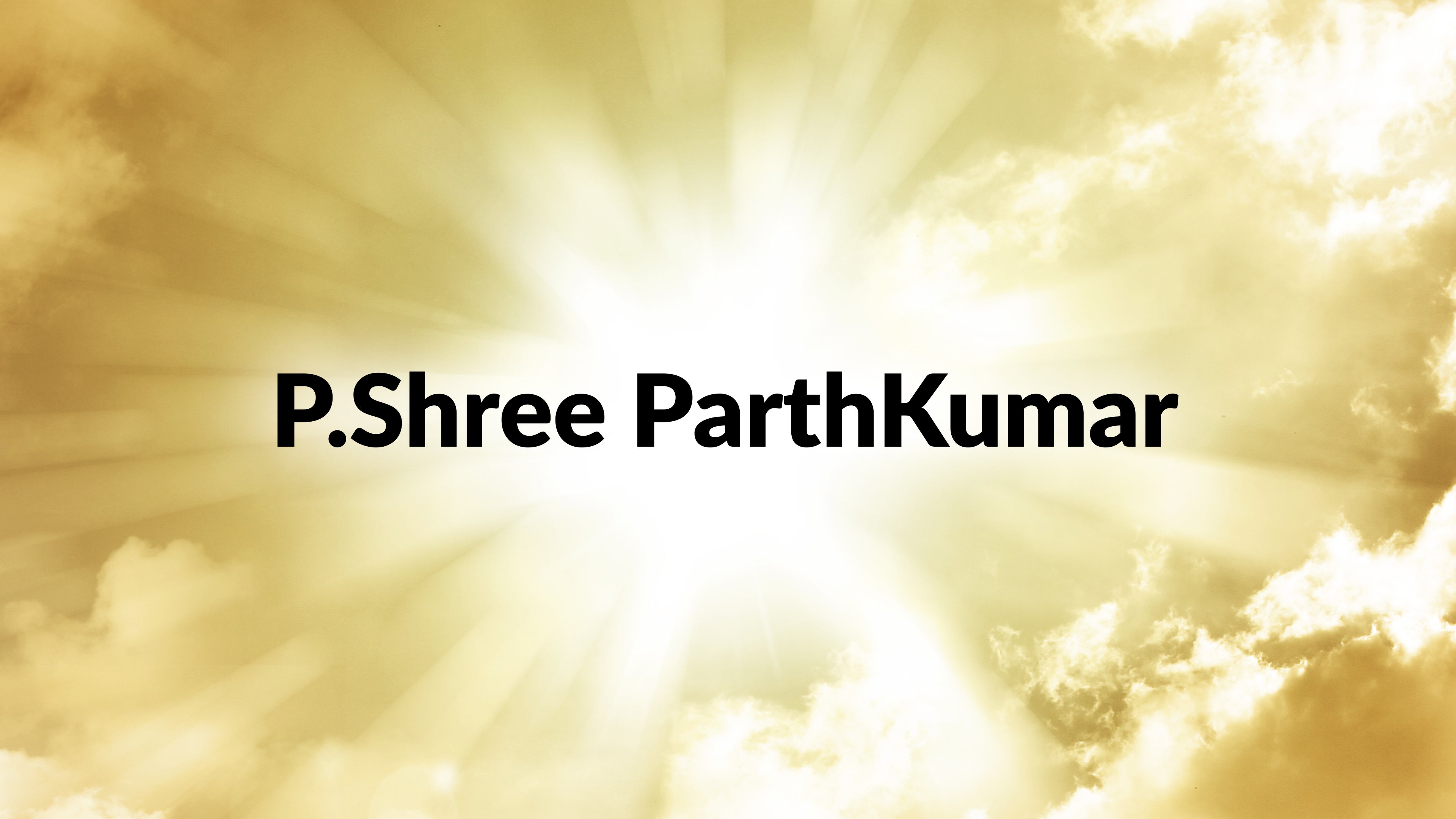 P.Shree ParthKumar