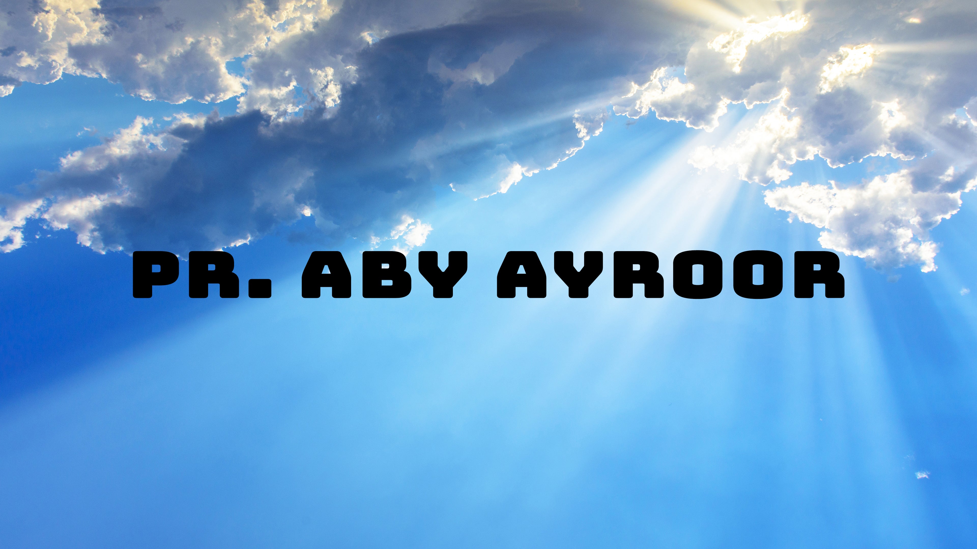 Pr. Aby Ayroor