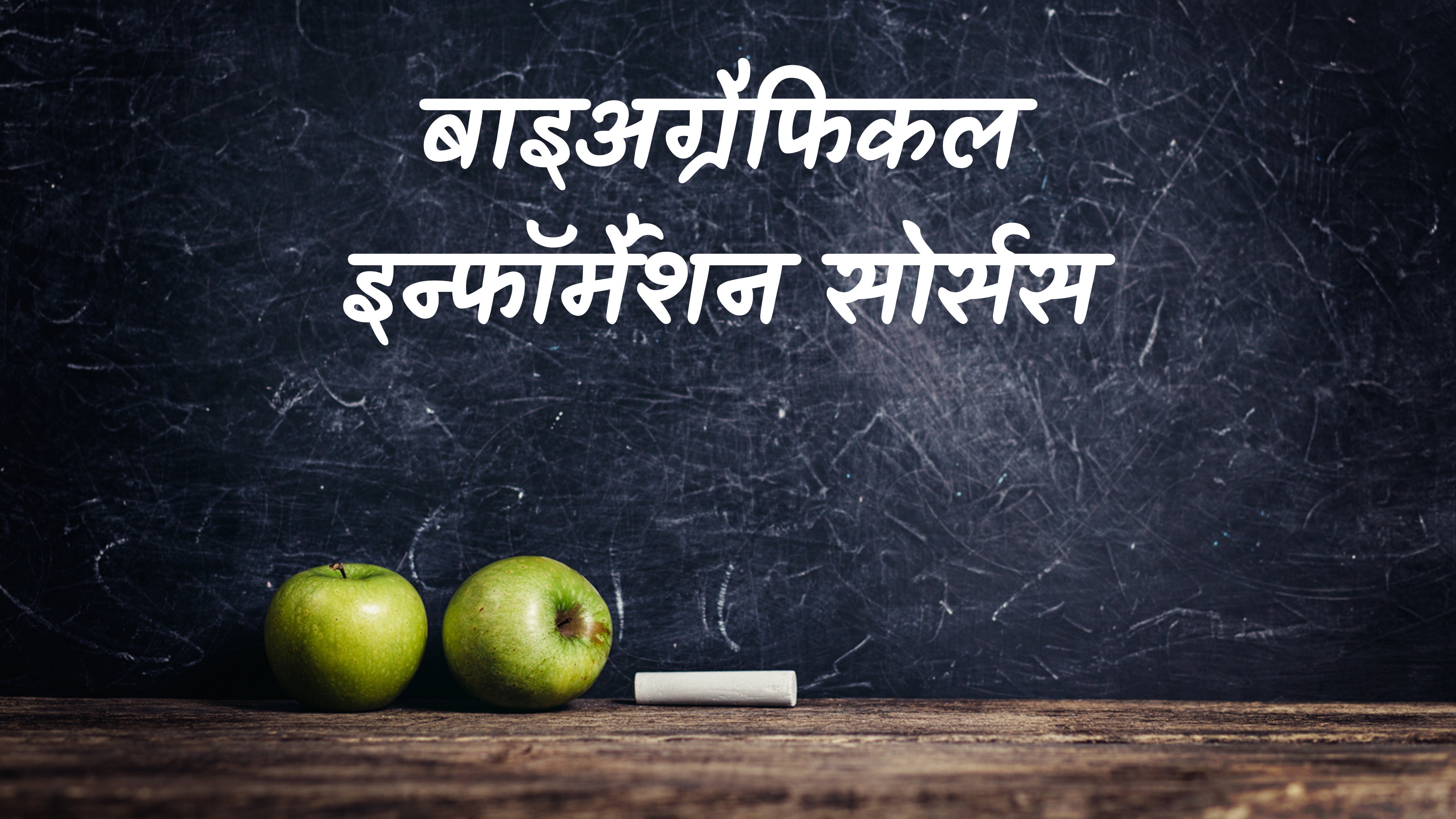बाइअग्रैफिकल इन्फॉर्मैशन सोर्सस