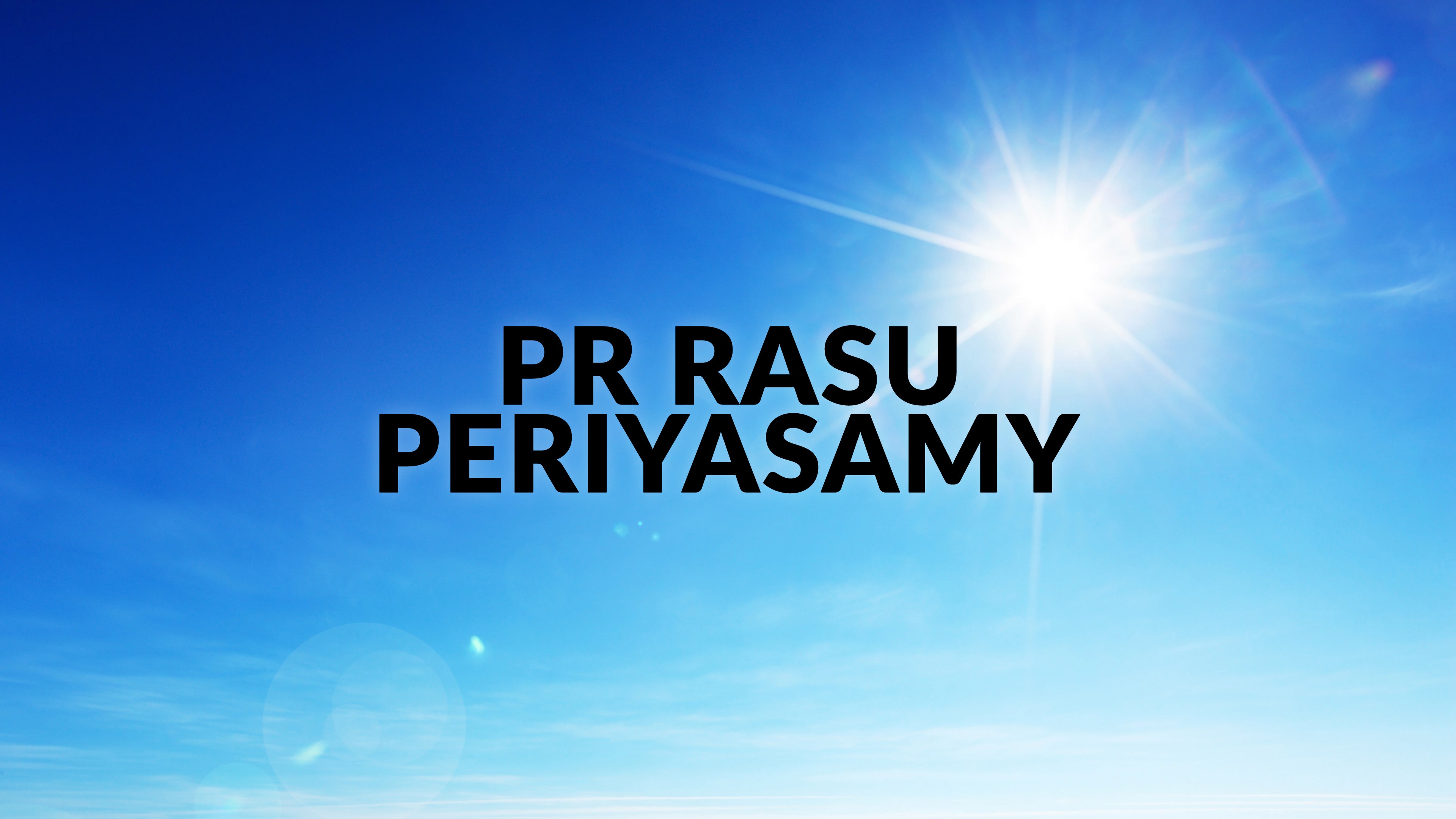 PR Rasu Periyasamy