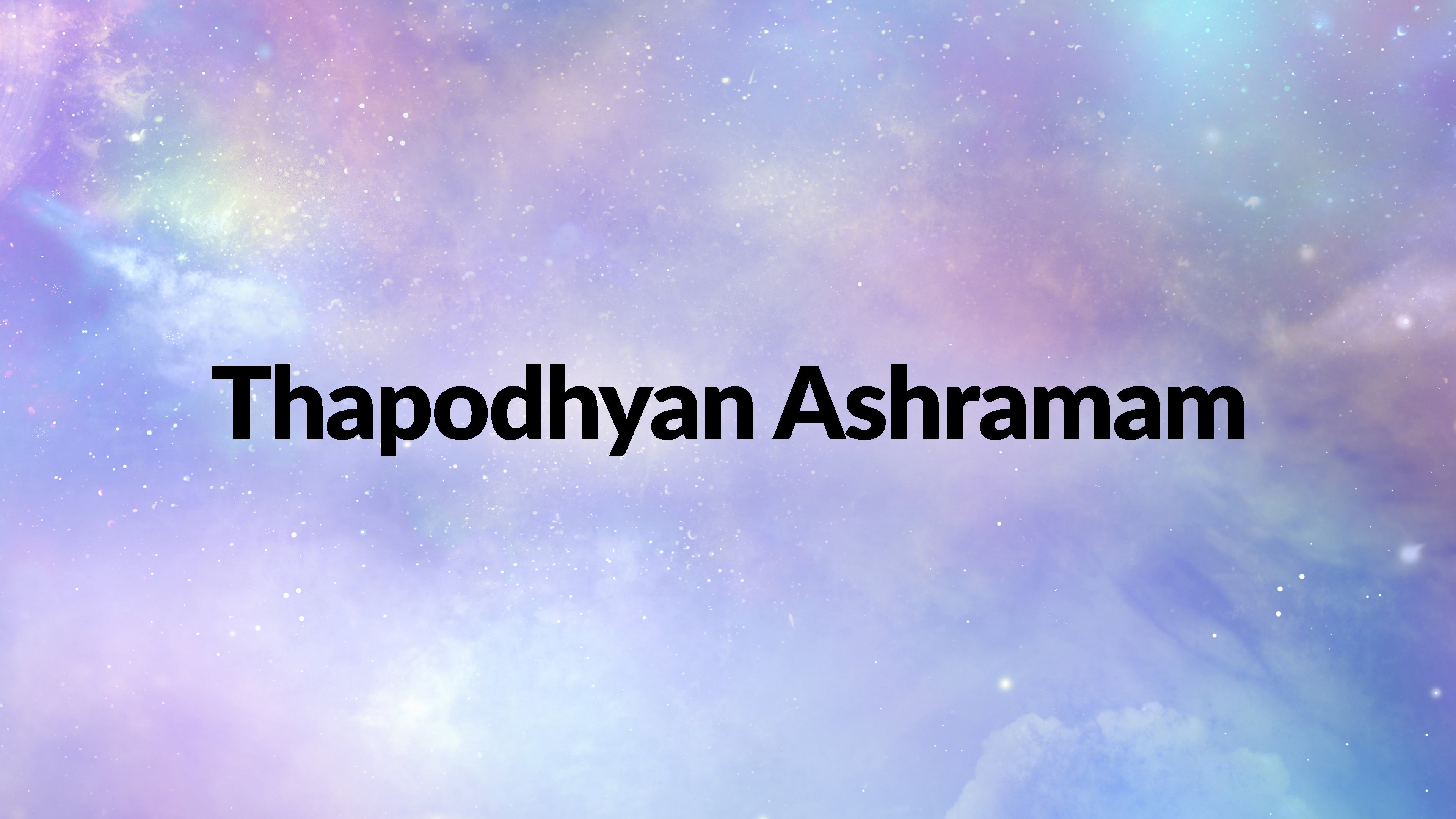 Thapodhyan Ashramam