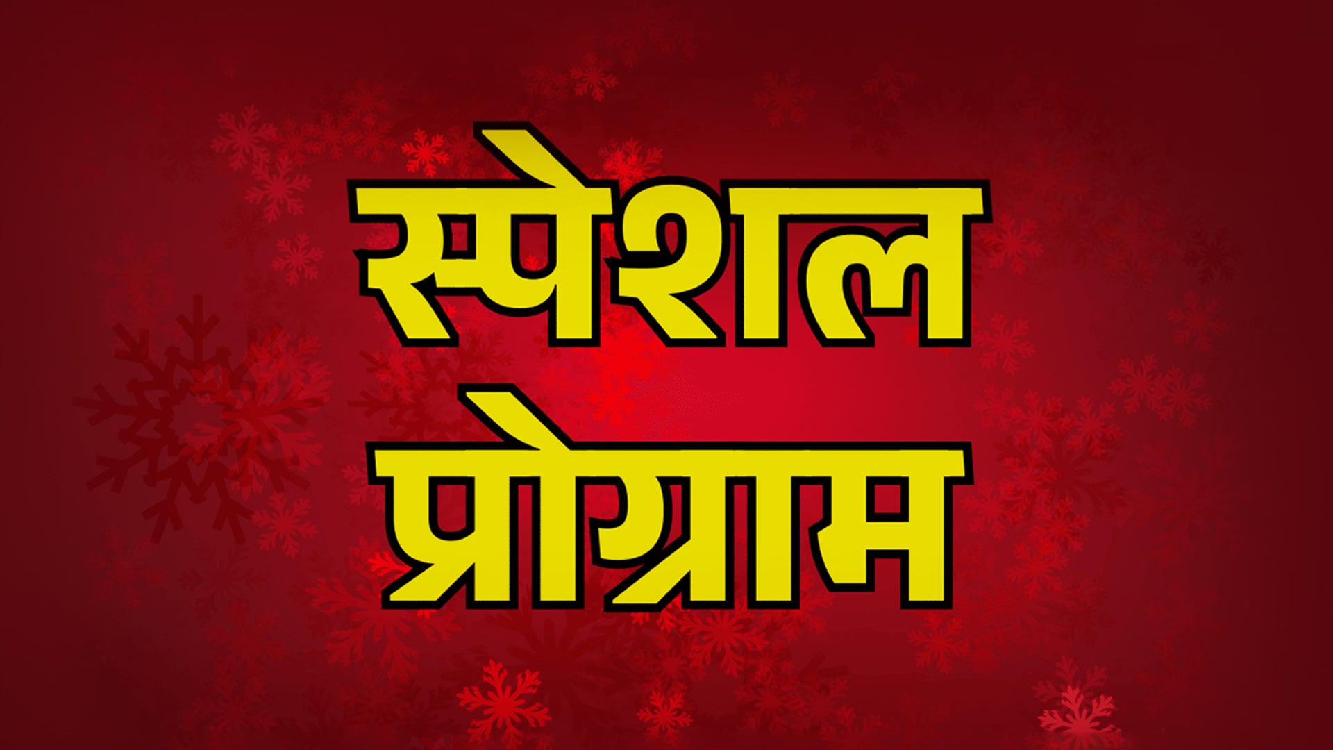 Special Programme