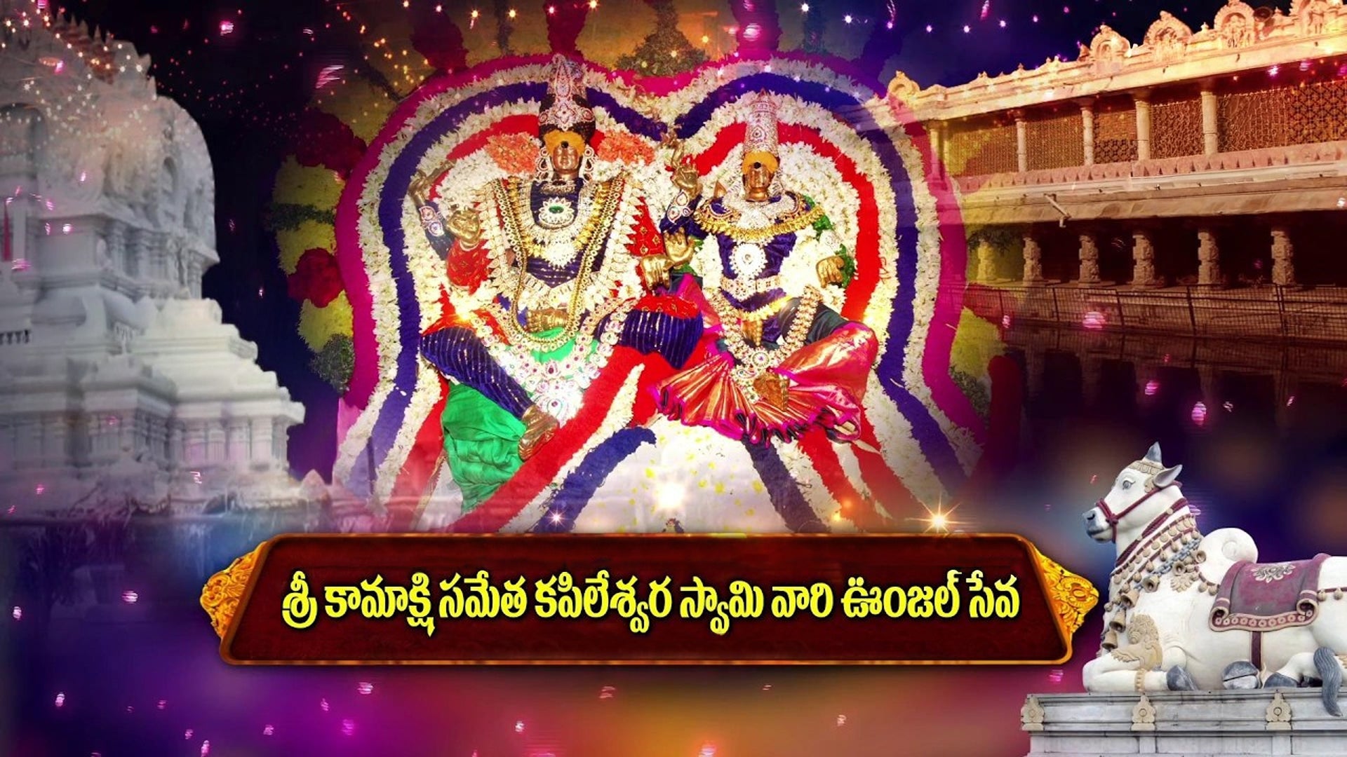 ஸ்ரீ காமாட்சி சமேதா கபாலீஸ்வரஸ்வாமி வரி ஊஞ்சல்சேவா